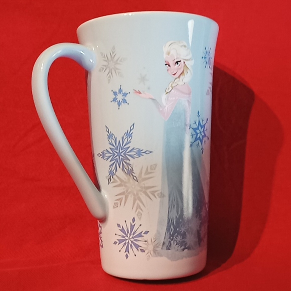 Disney Frozen Elsa Tall Princess Ceramic Coffee Or Tea Mug. 16oz - 6"Tall. Blue. - Picture 8 of 16